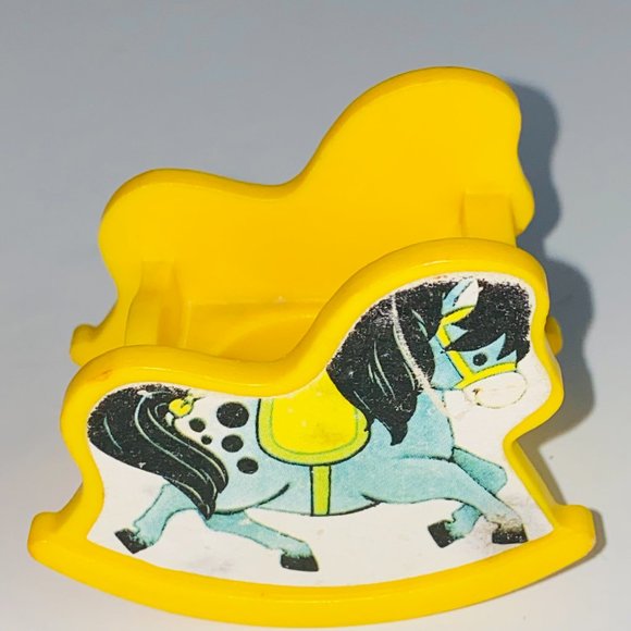 Fisher Price Little People Lot of 2 Rocking Horses Dollhouse Toy Furniture Kids - Picture 4 of 11